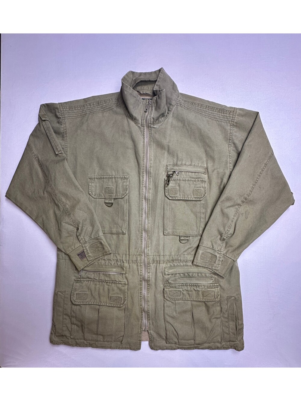 Orvis Men's M Olive Cotton Hunting Field Utility Jacket